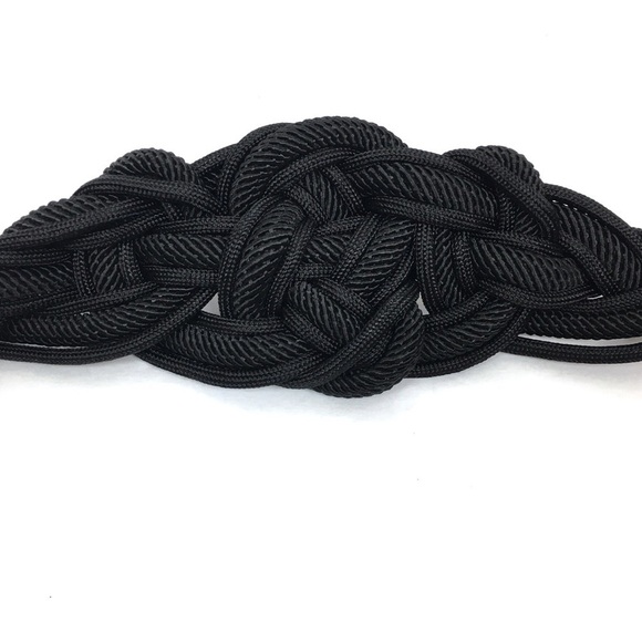 VINTAGE Belt Leather Shop Braided Woven Cord Boho 80s 90s Retro Western Festival main image 4